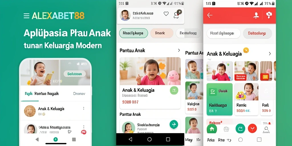 Antarmuka ALEXABET88 yang user-friendly untuk memantau anak.