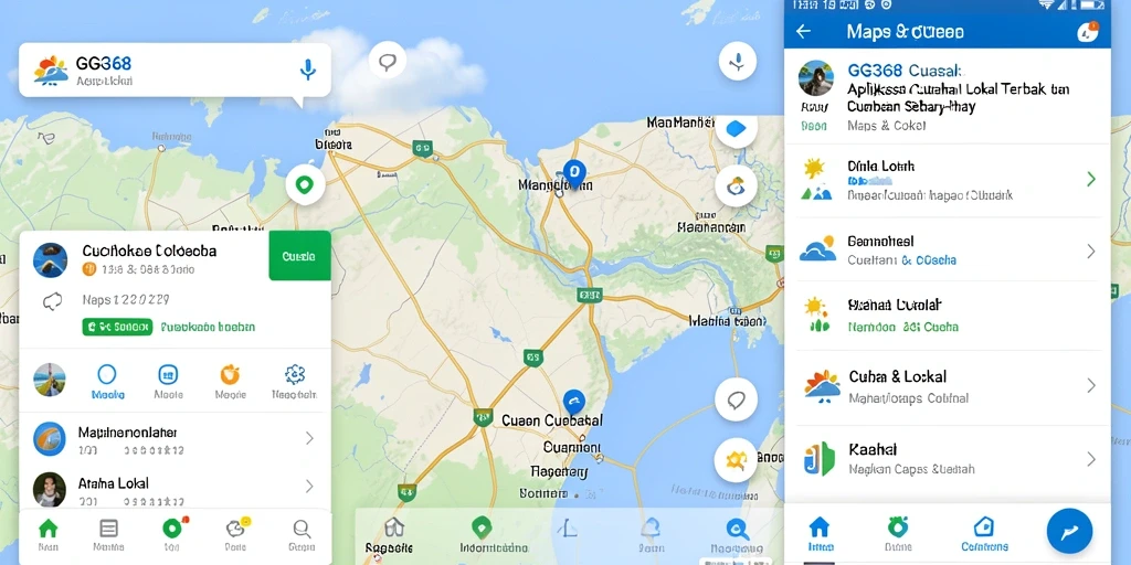 Tampilan antarmuka GG368 menunjukkan data cuaca lokal yang akurat.
