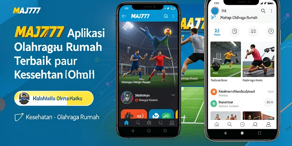 Antarmuka MAJ777 yang memudahkan pengguna dalam berolahraga di rumah.