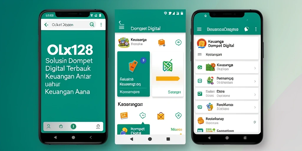 Tampilan antarmuka OLX128 yang modern dan fungsional.