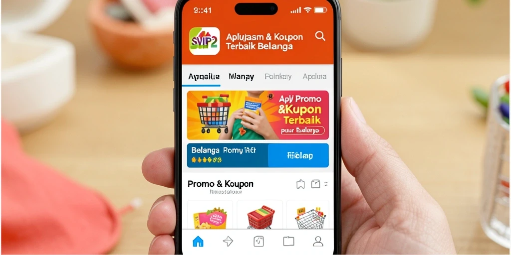 Antarmuka aplikasi SVIP2 menampilkan berbagai kupon dan promo menarik.