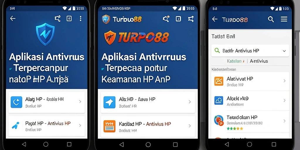 Tampilan antarmuka utama TURBO88 yang sederhana dan fungsional.