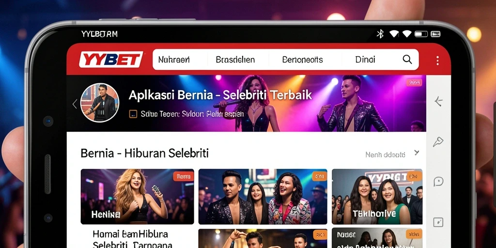 Tampilan antarmuka aplikasi YYBET yang menarik dan informatif.
