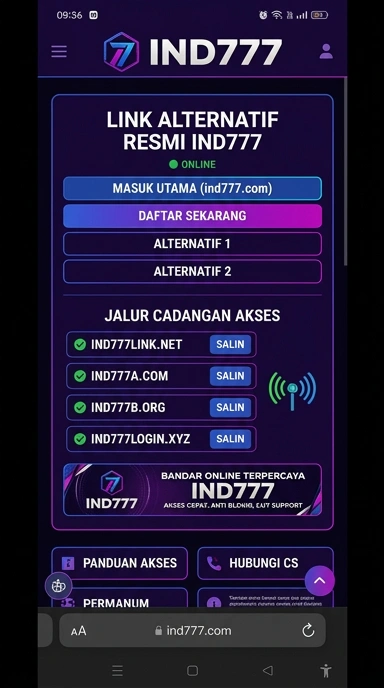 Link Alternatif ind777 Terpercaya untuk Pengguna Indonesia